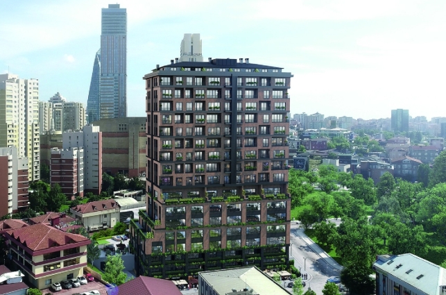 Appartementen in een Complex nabij Metrostation in Atasehir Istanbul